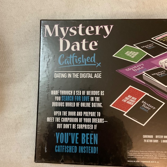 NEW SEALED Hasbro Mystery Date CATFISHED Board Game for Adults, DATING GAME - Picture 7 of 9